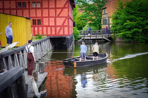 Besøgende i Den Gamle By i Aarhus